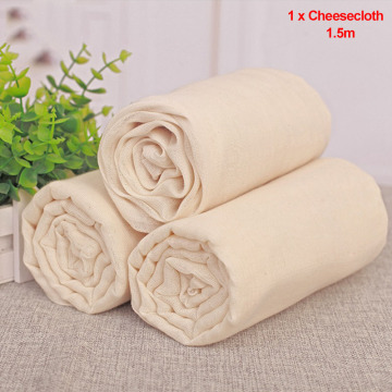 Cheesecloth Filter Cotton Cloth Blend Bean Bread Gauze Natural Breathable Soft Beige Cloth Fabric Reusable Good Air Permeability
