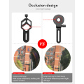 Phone Holder Cell Phone Adapter With Spring Clamp Mount Monocular Microscope Binoculars Telescope Mobile Phone Clip Accessories