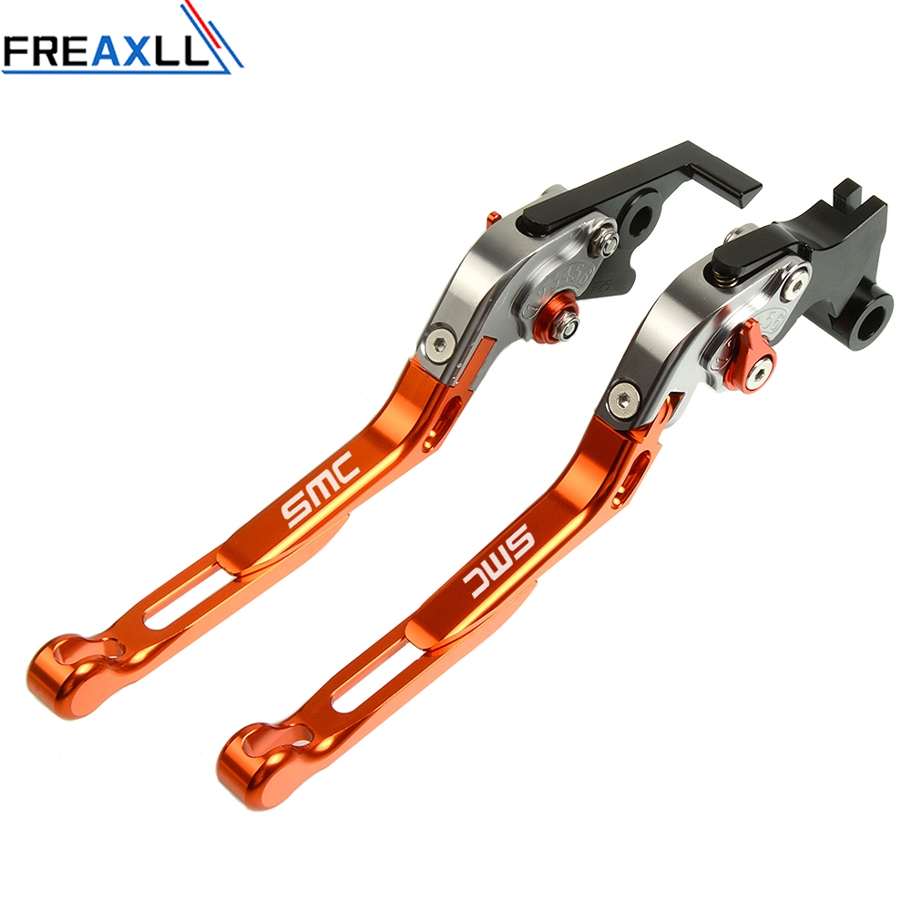 For 690SMC 690 SMC R 2008 2009 2010 2011 2012 2013 Aluminum Accessories Foldable Extendable Motorcycle Brake Clutch Levers