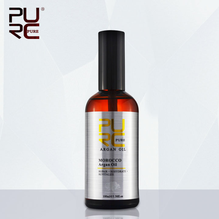 PURC Moroccan Argan Oil 100ml for Repairs hair damage Moisture after keratin treatment hair treatment 2020 New 11.11