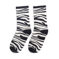 Japanese Women Girls Harajuku Animal Stripes Milk Cow Printed Crew Socks Ribbed Knitted Student Skateboard Sports Cotton Hosiery