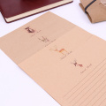 10 Sheet/Set Vintage Letter Paper Cardstock Stationary Paper Cartoon Animals Style Writing Letter Pad School Office Supply