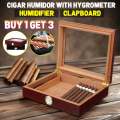 Cedar Wood Cigar Box Travel Cigar Humidor Box Portable Cigar Case Humidifier Hygrometer Cigar Humidor Sigaren Storage Box