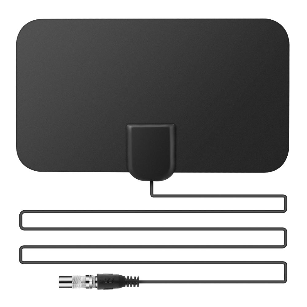 SOONHUA HD Digital TV Antenna 50 Miles Booster Active Indoor Portable EU Plug 25DB High Gain Freeview Television Aerial for HDTV