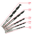 5PCS Drill Bit Set 4mm 5mm 6mm 8mm 10mm Change Metal Tools 1/4 Hex Shank Wood HCS Rustproof Woodworking Drill Hexagonal Shank