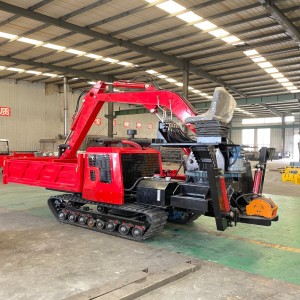 Small Crawler Excavating And Transporting Integrated Vehicle