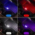 1PCS Mini LED USB Atmosphere Lights Colorful Portable Car Ambient Light Decorative Lamp Emergency Lighting Автотовары