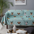 LovelyThrow Blanket for Sofa Bed Chair Non-slip Blankets Slipcover Cobertor Bedspread Home Textile Travel Cute Dog