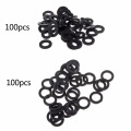 100pcs Flat Rubber Seal O-Ring Hose Gasket Rubber Washer Lot for Faucet Grommet
