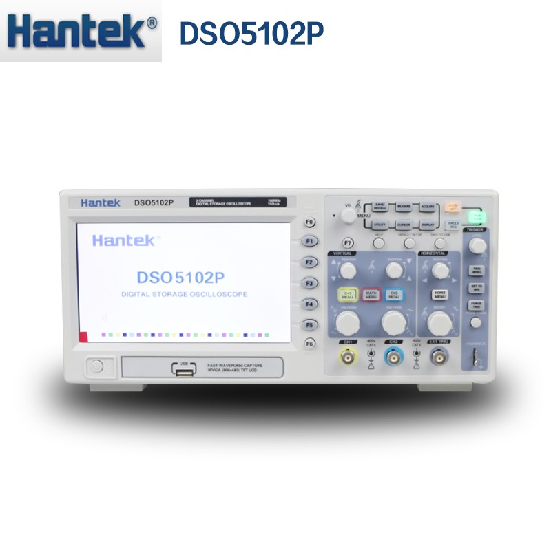 Hantek Dso5102p Digital Storage Oscilloscope 100mhz 2channels 1gsa/s 7'' Tft Lcd Better Than Ads1102cal+