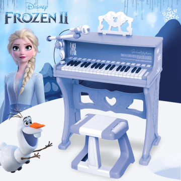 Disney Frozen 2 children's electronic organ toy beginner's early childhood education multi function piano with microphone girl