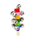 10 Pcs String Bells Parenting Montessori Educational Creative Wooden Handbell Instruments Toys Musical Instruments For Children