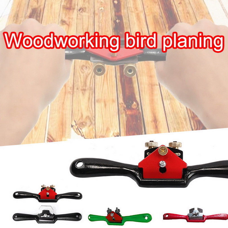 9in/10in Adjustable Plane Spokeshave Woodworking Hand Planer Trimming Tools Wood Hand Tool With Screw Iron Material