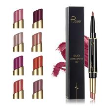 Pudaier Brand 1pcs Matte Lipstick Wateproof Double Ended Long Lasting Lipstick Cosmetics Nude Red Lips Liner Pencil