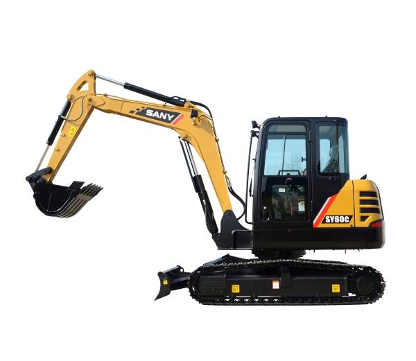 SANY SY60C Small Excavator Backhoe Excavator