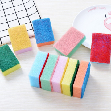 1/10pcs Household Cleaning Sponge Brush Kitchen Dishwashing Cleaning Pad Household Magic Sponge Scouring Pad Kitchen Accessories