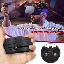 ABS Magnetic Eyeglass Frame For Oculus Quest VR Lens Protection Frame Quick Disassemble without Lens VR glass Accessories