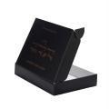 Custom Black Corrugated paper shipping mailer boxes Printed logo Packaging Clothes underwear polo shirt Hair Box
