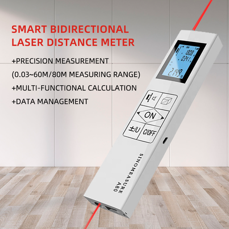 Bilateral Laser Distance Meter 80m Dual Direction Measure