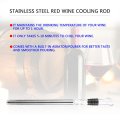 Stylish Arrival Rushed Ice Bucket Stainless Steel Barware Wine Pourer With Chill Rod Bottle Coolers Chiller Stick Spout Aerator