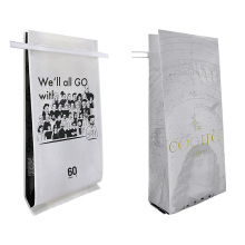 100g/200g/500g coffee bag with Valve And Tin Tie