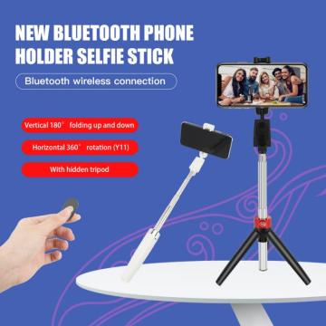 Selfie Stick Tripod Bluetooth Remote Control Phone Holder Stand Telescopic Rotatable For iPhone Xiaomi Redmi Samsung Monopod