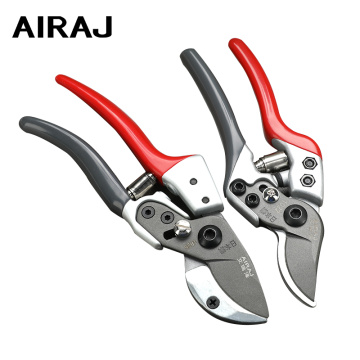 AIRAJ Pruner Tree Cutter Gardening Pruning Shear Scissor Stainless Steel Cutting Tools Set Home Tools Anti-slip