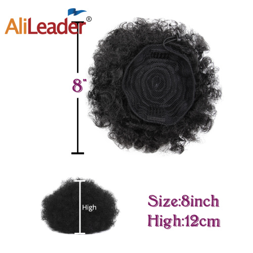 Short Afro Curly Wrap Drawstring Hair Puff Chignon Supplier, Supply Various Short Afro Curly Wrap Drawstring Hair Puff Chignon of High Quality