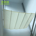 Customized Sliding Roof Retractable Wave Sun Shade Sail with Pulley made of 185 GSM 95% UV HDPE Shade Net yard & balcony