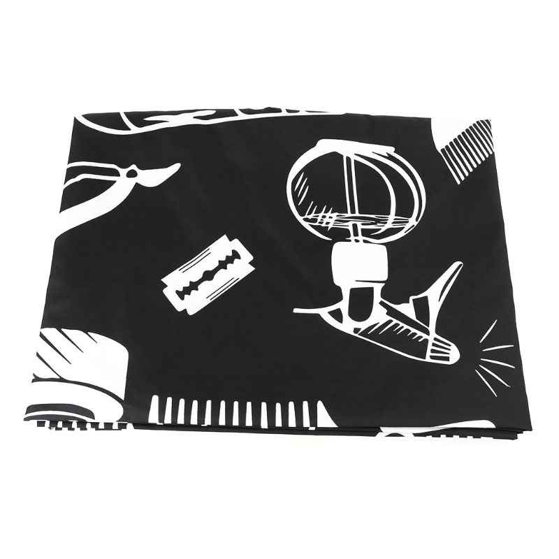 11 Styles Professional Barber Cape Haircutting Salon Print Apron Waterproof Anti-static 140cmx160cm Black+White New