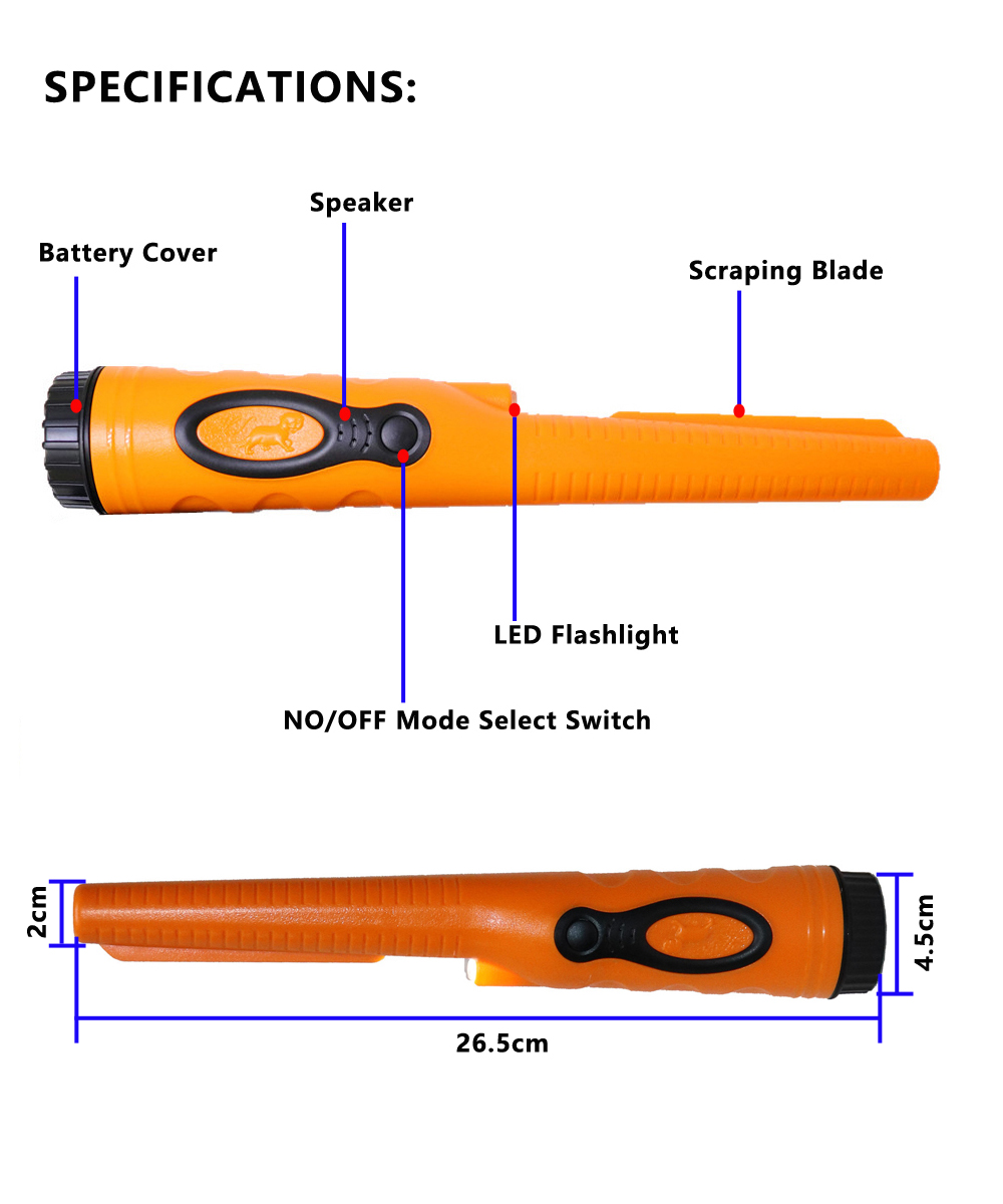 High Quality Gold Detector Handheld Metal Detector Detector De Metal Gold Mining Equipment Pinpointer Detectors