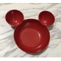 Children's Mickey shaped big head bowl, fruit plate, baby cartoon pie bowl plate, children tableware