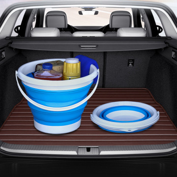 Car folding bucket multifunctional water storage bucket telescopic storage box car wash outdoor fishing bucket