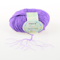 TPRPYN 50g=1Pc 100% Cotton Yarn for Knitting Soft Thread Crochet Yarn for baby Hand Knitting Organic Yarn line needlework 105M