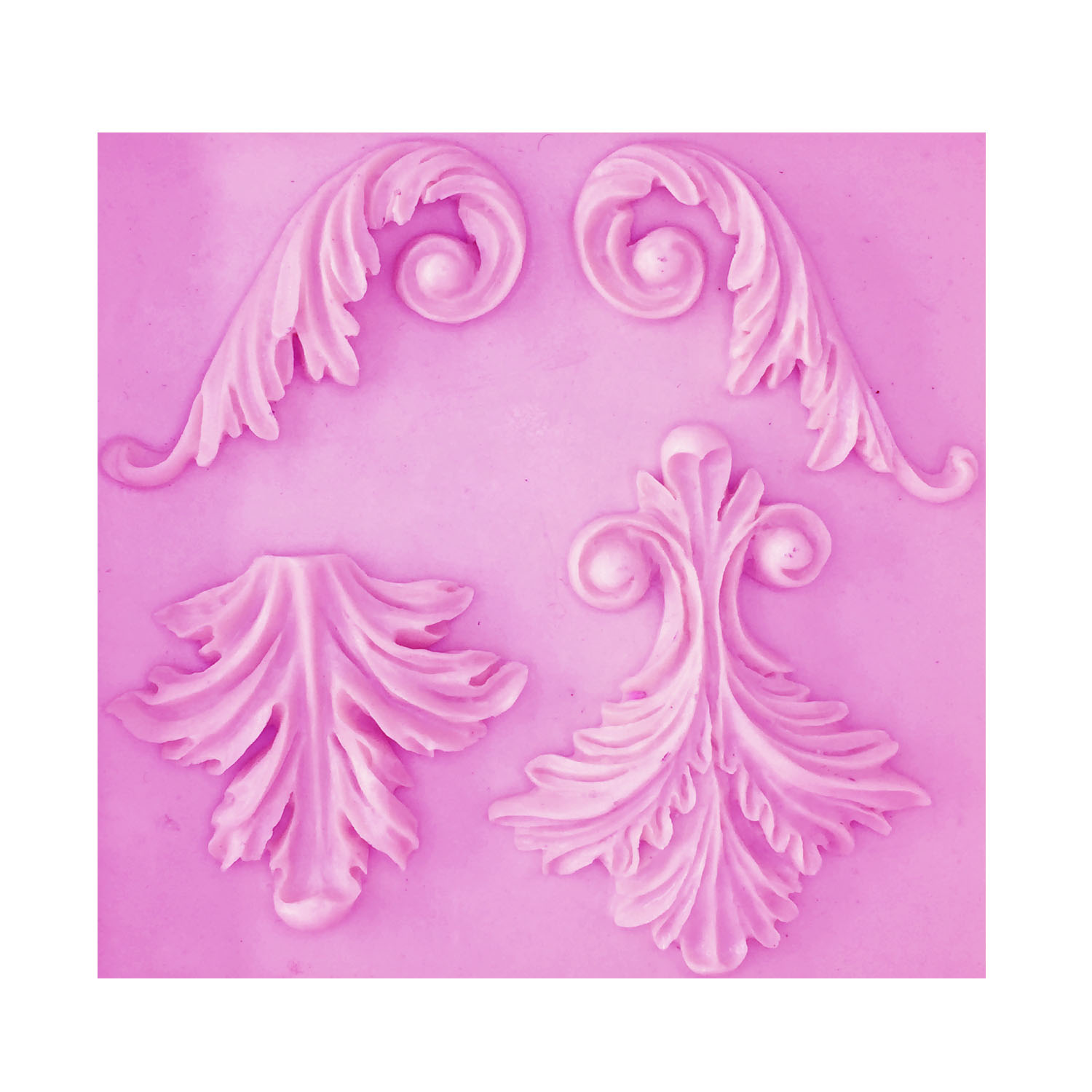 M0735 Retro Lace Leaf Silicone Cake Mold,3D Non-Stick Baking Mould For Chocolate Cookie DIY Fondant Cake Decoration Tools