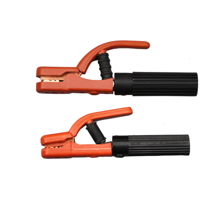 Professional Grade Welding Pliers 300A Electrode Holder Copper Mini Cable Welding Clamps Soldering Supplies Hardware