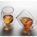 Clear Double Walled Glass Coffee Mugs Strong Glass Coffee Mugs Double Wall Insulated Thermo Glass Tumbler Highball Glass Cup 2pc