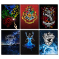 5D Diy Diamond Painting Movie Harry Book Deer Cross Stitch Diamond Embroidery Full Round Mosaic Home Decor Gift For Children