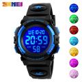 SKMEI Children LED Electronic Digital Watch Chronograph Clock Sport Watches 5Bar Waterproof Kids Wristwatches For Boys Girls