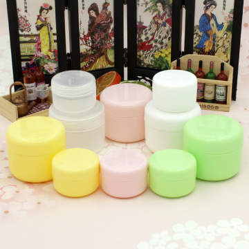 5pcs(10g/20g/50g/100g)Hot Sale Empty Portable Refillable Bottles Travel Face Cream Lotion Cosmetic Container Plastic Makeup Jar