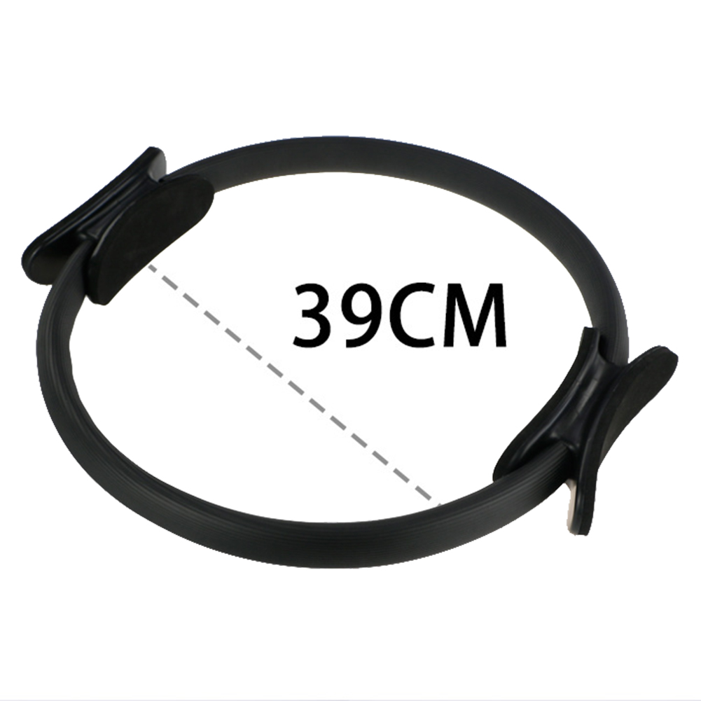 Portable Yoga Circle Comfortable Crescent Handle Pilates Ring Men Women Fitness Workout Sports Equipment Accessories