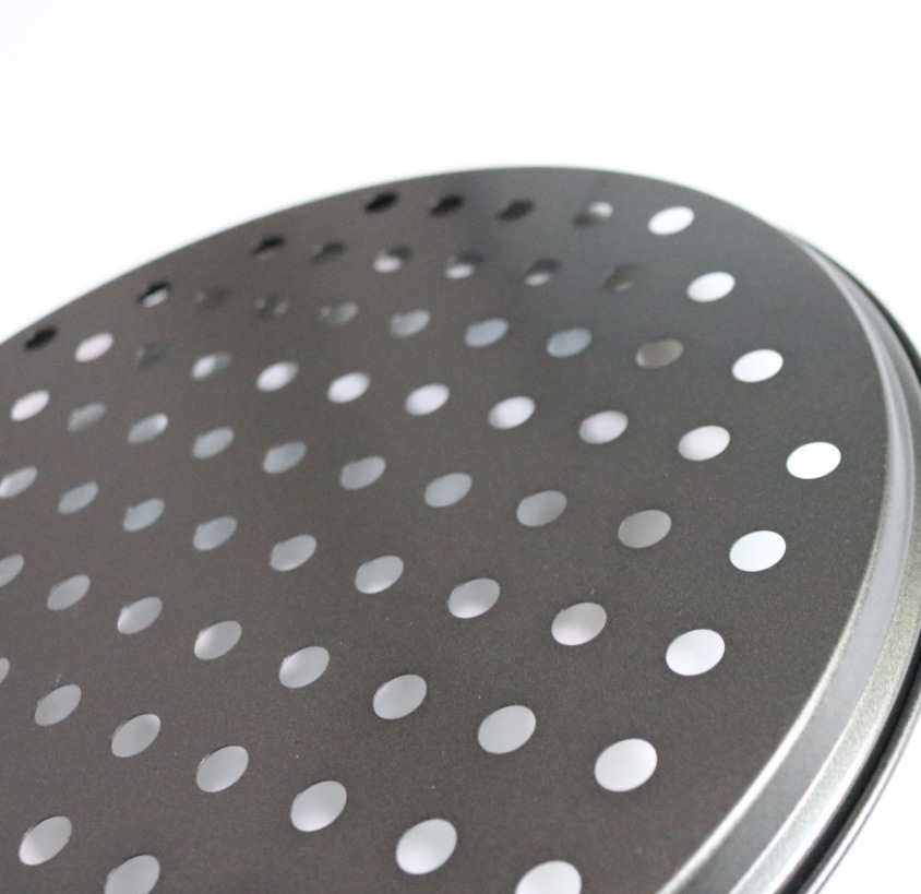 6-14 inch non-stick carbon steel pizza pan