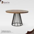 Wooden Round Cafe Dessert Dining Table