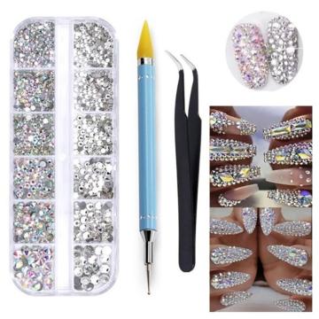 3Pcs Two Heads DIY Nail Art Rod Dotting Painting Crayon Pen Manicure Tool Kit Nail accessories набор для маникюра 2020