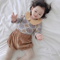 Autumn Winter Baby Girls Corduroy Thicken Warm Loose Elastic Pants Shorts Solid Color Mid Waist Wild