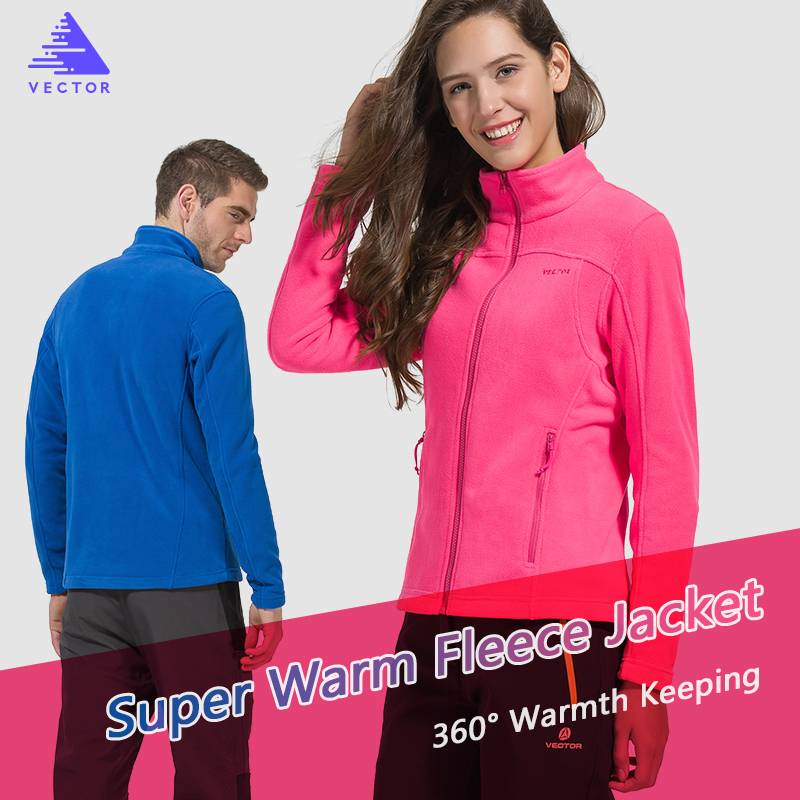 VECTOR Outdoor Jacket Women Warm Winter 100% Polyester Bodkin Fleece Camping Hiking Jackets Thermal Mountaineering Travel Coat