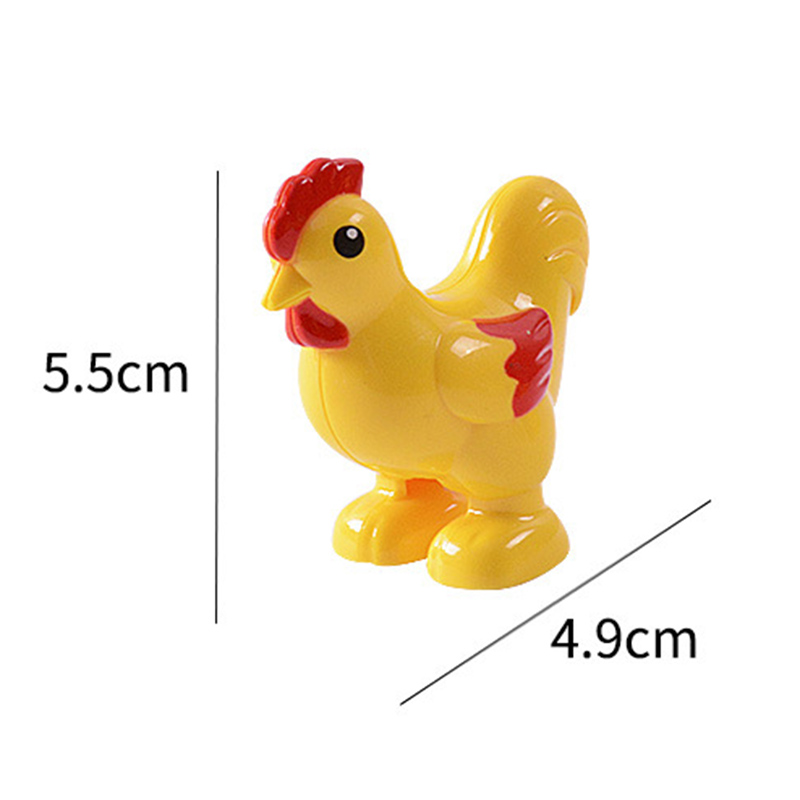 Toys Big Size Animals Farm Series Big Building Blocks Compatibel With Animals series toys for childrens kids party gift