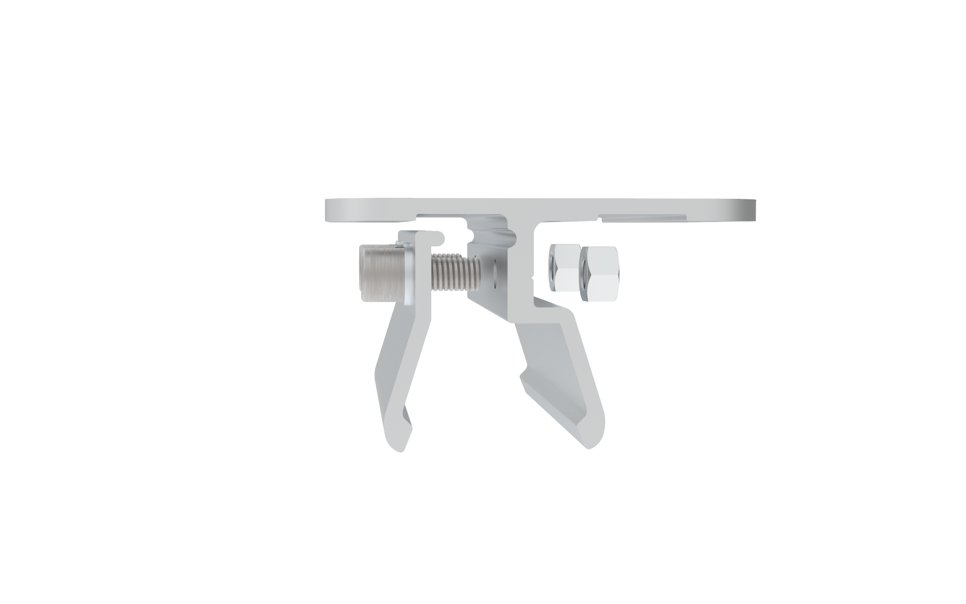 Section Expansion Oval Standing Seam Clamp