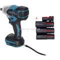 Electric Rechargeable Brushless Impact Wrench Cordless body with 19 21 22mm socket & Shank socket Adapter Quick-Release Driver