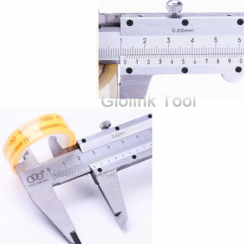 0-100mm 4inch Vernier Caliper 100mm Pocket Vernier Caliper Mini Gem Caliper Micometer Thickness Measure Tool